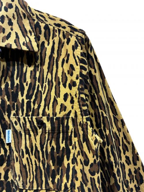 Subculture（サブカルチャー）Subculture (サブカルチャー) LEOPARD CORDUROY SHIRT ブラウン×ブラック サイズ:1 未使用品の古着・服飾アイテム