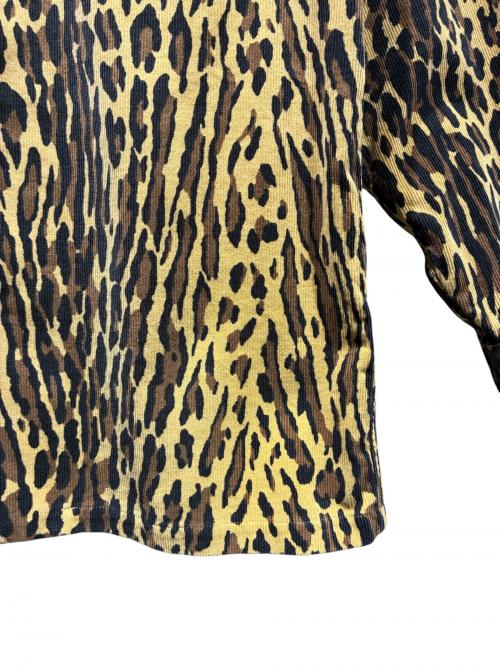 Subculture（サブカルチャー）Subculture (サブカルチャー) LEOPARD CORDUROY SHIRT ブラウン×ブラック サイズ:1 未使用品の古着・服飾アイテム