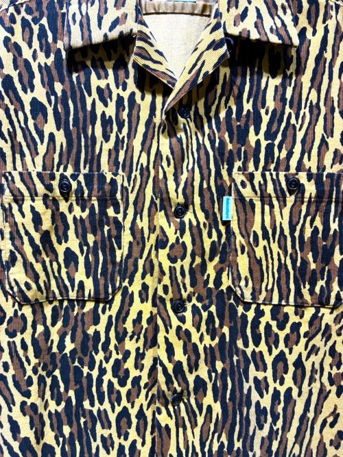 Subculture（サブカルチャー）Subculture (サブカルチャー) LEOPARD CORDUROY SHIRT ブラウン×ブラック サイズ:1 未使用品の古着・服飾アイテム
