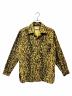 Subculture（サブカルチャー）の古着「LEOPARD CORDUROY SHIRT」｜ブラウン×ブラック