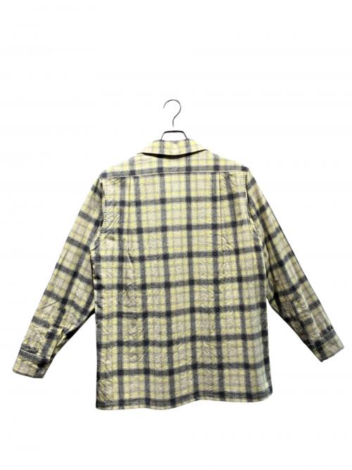 Subculture（サブカルチャー）Subculture (サブカルチャー) COTTON CHECK SHIRT ベージュ×グレー サイズ:1 未使用品の古着・服飾アイテム