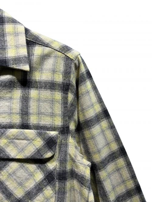 Subculture（サブカルチャー）Subculture (サブカルチャー) COTTON CHECK SHIRT ベージュ×グレー サイズ:1 未使用品の古着・服飾アイテム
