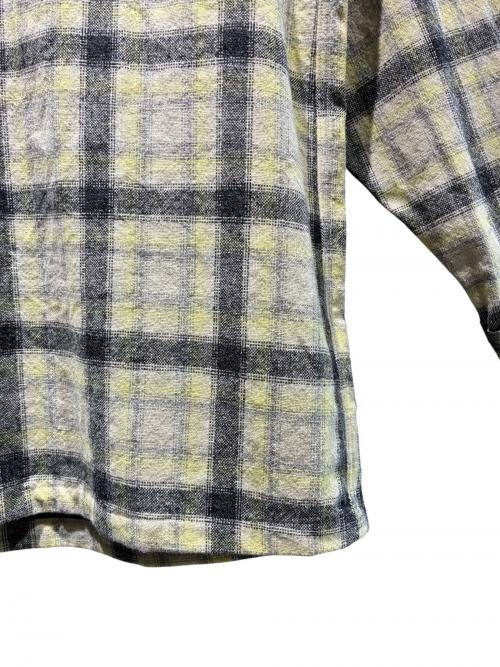 Subculture（サブカルチャー）Subculture (サブカルチャー) COTTON CHECK SHIRT ベージュ×グレー サイズ:1 未使用品の古着・服飾アイテム