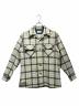 Subculture（サブカルチャー）の古着「COTTON CHECK SHIRT」｜ベージュ×グレー