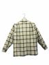 Subculture (サブカルチャー) COTTON CHECK SHIRT ベージュ×グレー サイズ:1 未使用品：25000円