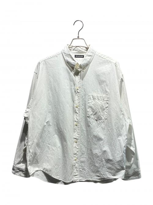BALENCIAGA（バレンシアガ）BALENCIAGA (バレンシアガ) ボタンダウンシャツ ホワイト サイズ:38の古着・服飾アイテム