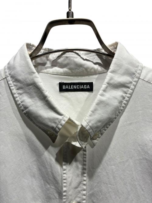 BALENCIAGA（バレンシアガ）BALENCIAGA (バレンシアガ) ボタンダウンシャツ ホワイト サイズ:38の古着・服飾アイテム