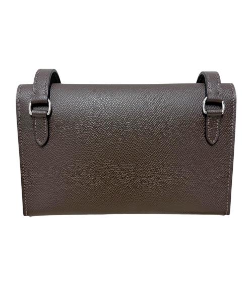 HERMES（エルメス）HERMES (エルメス) Hermèsap to go エルメスナップトゥーゴー/ヴォーエプソン/エベンヌ/K刻印：2025年製造/シルバー金具 エベンヌの古着・服飾アイテム