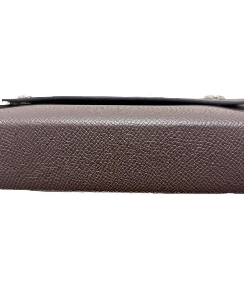 HERMES（エルメス）HERMES (エルメス) Hermèsap to go エルメスナップトゥーゴー/ヴォーエプソン/エベンヌ/K刻印：2025年製造/シルバー金具 エベンヌの古着・服飾アイテム
