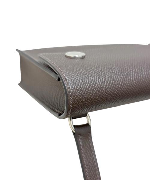 HERMES（エルメス）HERMES (エルメス) Hermèsap to go エルメスナップトゥーゴー/ヴォーエプソン/エベンヌ/K刻印：2025年製造/シルバー金具 エベンヌの古着・服飾アイテム
