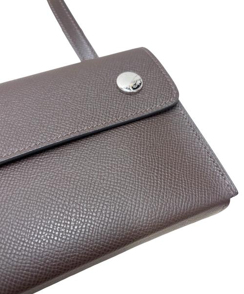 HERMES（エルメス）HERMES (エルメス) Hermèsap to go エルメスナップトゥーゴー/ヴォーエプソン/エベンヌ/K刻印：2025年製造/シルバー金具 エベンヌの古着・服飾アイテム