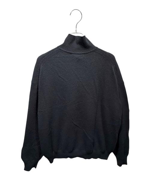 AURALEE（オーラリー）AURALEE (オーラリー) BABY CASHMERE KNIT POLO TOP/A25AP14BC ブラック サイズ:4の古着・服飾アイテム