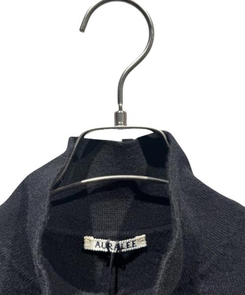 AURALEE（オーラリー）AURALEE (オーラリー) BABY CASHMERE KNIT POLO TOP/A25AP14BC ブラック サイズ:4の古着・服飾アイテム