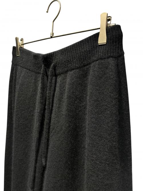 AURALEE（オーラリー）AURALEE (オーラリー) BABY CASHMERE KNIT PANTS ブラック サイズ:5の古着・服飾アイテム