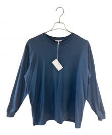 AURALEE（オーラリー）の古着「LUSTER PLAITING L/S TEE」｜ディープブルー