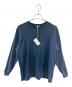 AURALEE（オーラリー）の古着「LUSTER PLAITING L/S TEE」｜ディープブルー
