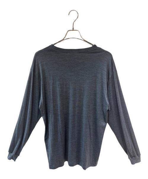 AURALEE（オーラリー）AURALEE (オーラリー) WOOL SOFT JERSEY L/S TEE/長袖Tシャツ/ウール チャコールグレー サイズ:SIZE 4 未使用品の古着・服飾アイテム