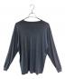 AURALEE (オーラリー) WOOL SOFT JERSEY L/S TEE/長袖Tシャツ/ウール チャコールグレー サイズ:SIZE 4 未使用品：20000円