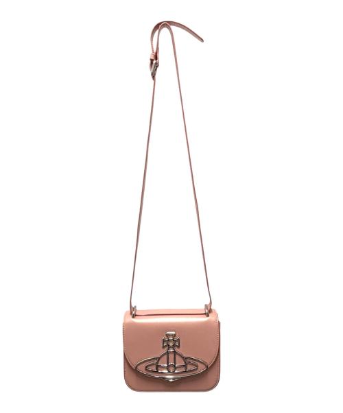Vivienne Westwood（ヴィヴィアンウエストウッド）Vivienne Westwood (ヴィヴィアンウエストウッド) LINDAショルダーバッグ ピンクの古着・服飾アイテム