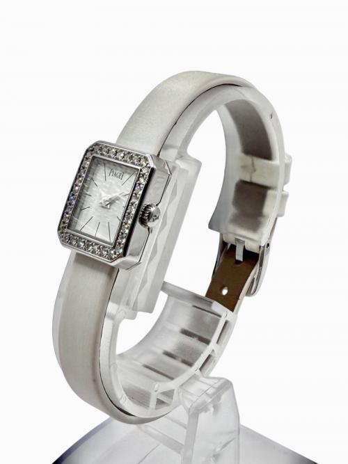 PIAGET（ピアジェ）PIAGET (ピアジェ) Mini Protocole ミニプロトコール Ref.G0A34503 15mm 白文字盤 ホワイト サイズ:15mm/14-17.5cmの古着・服飾アイテム