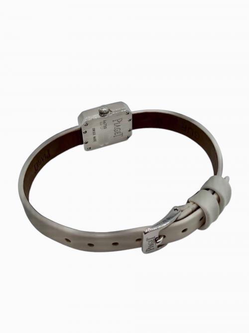 PIAGET（ピアジェ）PIAGET (ピアジェ) Mini Protocole ミニプロトコール Ref.G0A34503 15mm 白文字盤 ホワイト サイズ:15mm/14-17.5cmの古着・服飾アイテム