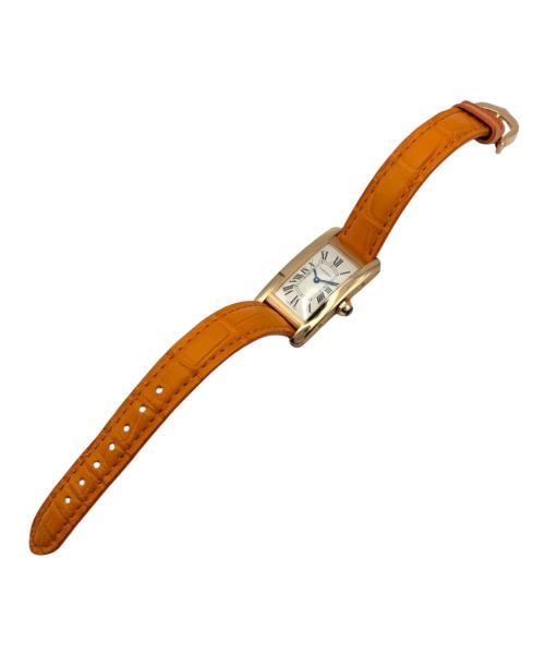 Cartier（カルティエ）Cartier (カルティエ) Tank American タンク アメリカン Ref.2503 19mm 白文字盤 ホワイト サイズ:19mm/14-18cmの古着・服飾アイテム