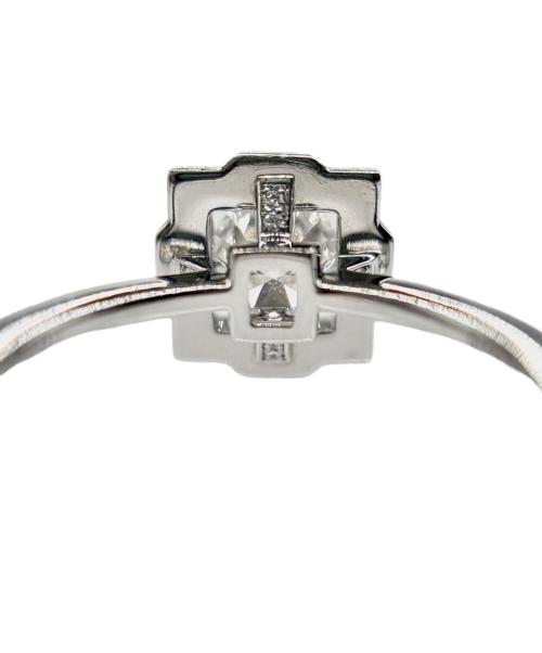 HARRY WINSTON（ハリーウィンストン）HARRY WINSTON (ハリーウィンストン) Belle Round Brilliant Diamond Micropave Engagement Ring ベル・エンゲージメントリング サイズ:7.5号の古着・服飾アイテム