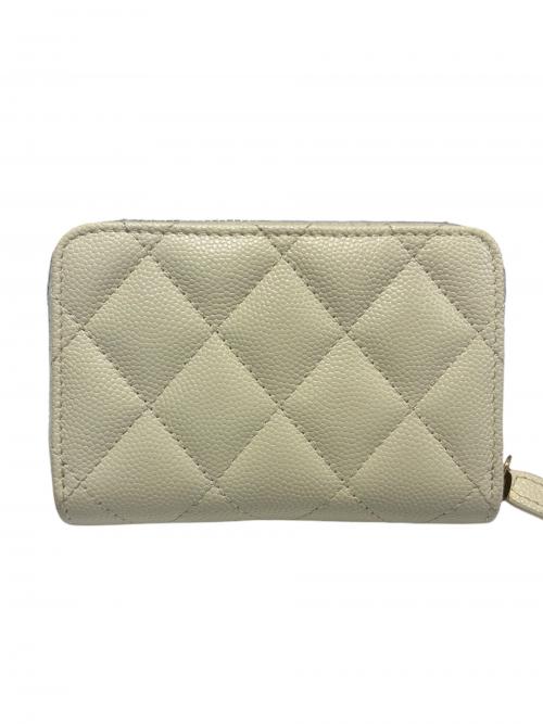 CHANEL（シャネル）CHANEL (シャネル) マトラッセ/コインケース/AP5008 アイボリー×ゴールド金具 サイズ:-の古着・服飾アイテム