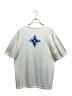 LOUIS VUITTON (ルイ ヴィトン) LV SKI ショートスリーブ クルーネックニット/RM241M AUR HQN13W ホワイト×ブルー サイズ:XXL：80000円
