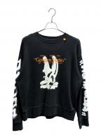 OFFWHITEオフホワイト）の古着「Cartoon Golden Ratio Incompiuto Sweatshirt」｜ブラック