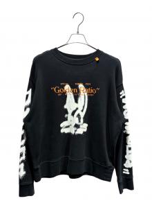 OFFWHITE（オフホワイト）の古着「Cartoon Golden Ratio Incompiuto Sweatshirt」｜ブラック