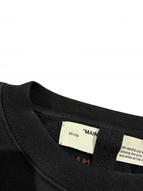OFFWHITE（オフホワイト）OFFWHITE (オフホワイト) Cartoon Golden Ratio Incompiuto Sweatshirt ブラック サイズ:XSの古着・服飾アイテム
