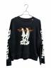 OFFWHITE（オフホワイト）の古着「Cartoon Golden Ratio Incompiuto Sweatshirt」｜ブラック