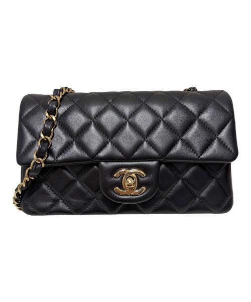 CHANEL（シャネル）CHANEL (シャネル) マトラッセ20 チェーンショルダーバッグ A69900 ブラック×シルバー金具 サイズ:20の古着・服飾アイテム