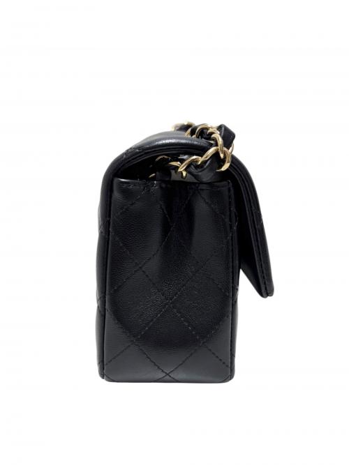 CHANEL（シャネル）CHANEL (シャネル) マトラッセ20 チェーンショルダーバッグ A69900 ブラック×シルバー金具 サイズ:20の古着・服飾アイテム