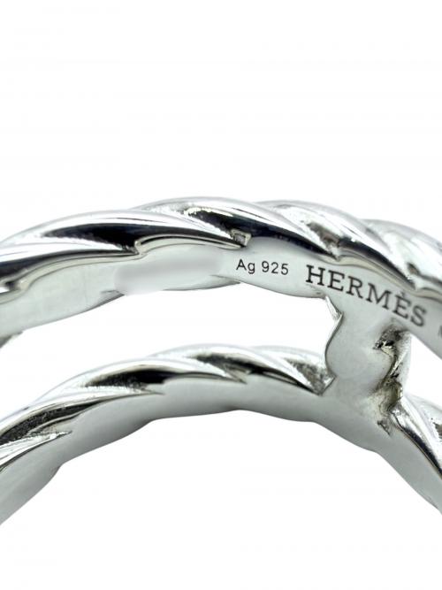 HERMES（エルメス）HERMES (エルメス) アレアⅡツイストリング/H126637B シルバー サイズ:62（22号）の古着・服飾アイテム