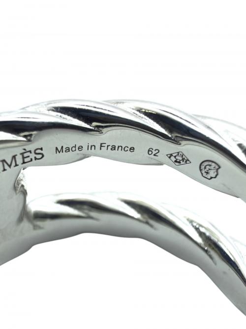 HERMES（エルメス）HERMES (エルメス) アレアⅡツイストリング/H126637B シルバー サイズ:62（22号）の古着・服飾アイテム