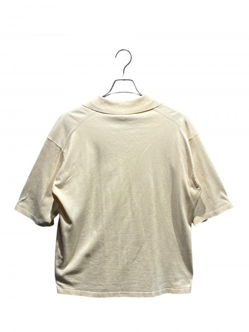 AURALEE（オーラリー）AURALEE (オーラリー) HIGH GAUGE TUSSAH SILK KNIT SKIPPER POLO/A26SP02SJ アイボリー サイズ:4の古着・服飾アイテム