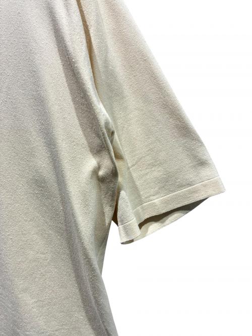 AURALEE（オーラリー）AURALEE (オーラリー) HIGH GAUGE TUSSAH SILK KNIT SKIPPER POLO/A26SP02SJ アイボリー サイズ:4の古着・服飾アイテム