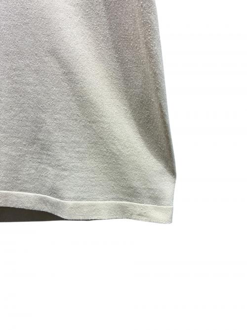 AURALEE（オーラリー）AURALEE (オーラリー) HIGH GAUGE TUSSAH SILK KNIT SKIPPER POLO/A26SP02SJ アイボリー サイズ:4の古着・服飾アイテム