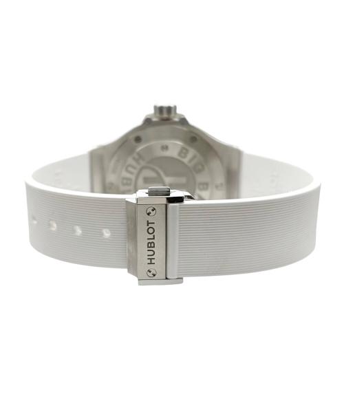 HUBLOT（ウブロ）BigBang All Whtite Diamonds Mother of Pearl ビッグ・バン オールホワイト ダイヤモンド マザーオブパール Ref.361.SE.6010.RW.1104 38mm ホワイトシェル文字盤の古着・服飾アイテム