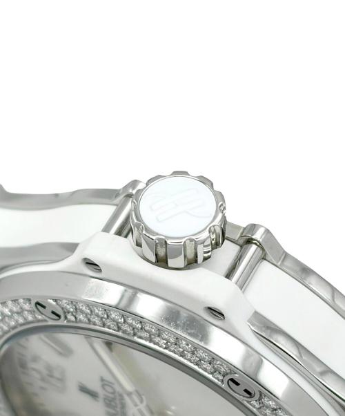 HUBLOT（ウブロ）BigBang All Whtite Diamonds Mother of Pearl ビッグ・バン オールホワイト ダイヤモンド マザーオブパール Ref.361.SE.6010.RW.1104 38mm ホワイトシェル文字盤の古着・服飾アイテム