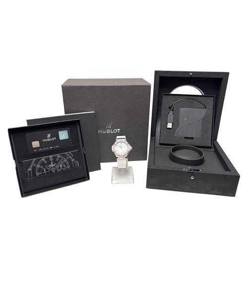 HUBLOT（ウブロ）BigBang All Whtite Diamonds Mother of Pearl ビッグ・バン オールホワイト ダイヤモンド マザーオブパール Ref.361.SE.6010.RW.1104 38mm ホワイトシェル文字盤の古着・服飾アイテム