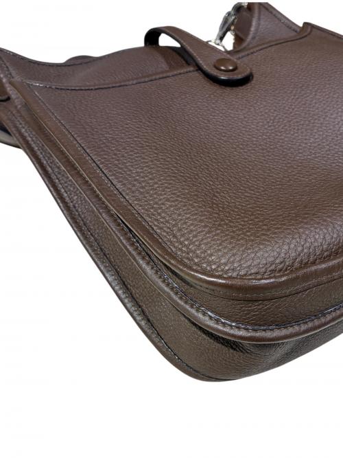 HERMES（エルメス）HERMES (エルメス) Evelyne 2 PM エブリン 2 PM/トリヨンクレマンス/ブラウン系/▢K刻印：2007年製造/シルバー金具 ブラウン サイズ:PMの古着・服飾アイテム