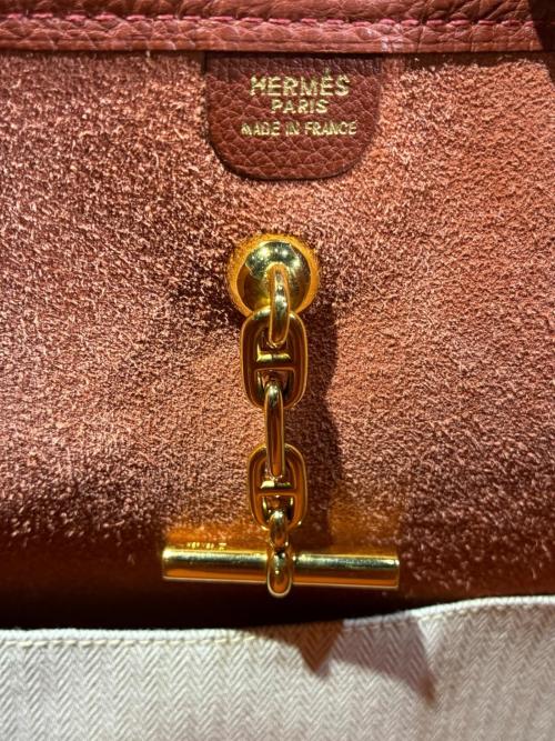 HERMES（エルメス）HERMES (エルメス) Vespa PM ヴェスパ PM/トリヨンクレマンス/ブラウン系/▢D刻印:2000年製造/ゴールド金具 ブラウン サイズ:PMの古着・服飾アイテム