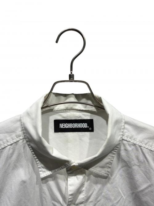 NEIGHBORHOOD（ネイバーフッド）NEIGHBORHOOD (ネイバーフッド) 半袖ロゴシャツ ホワイト サイズ:Mの古着・服飾アイテム