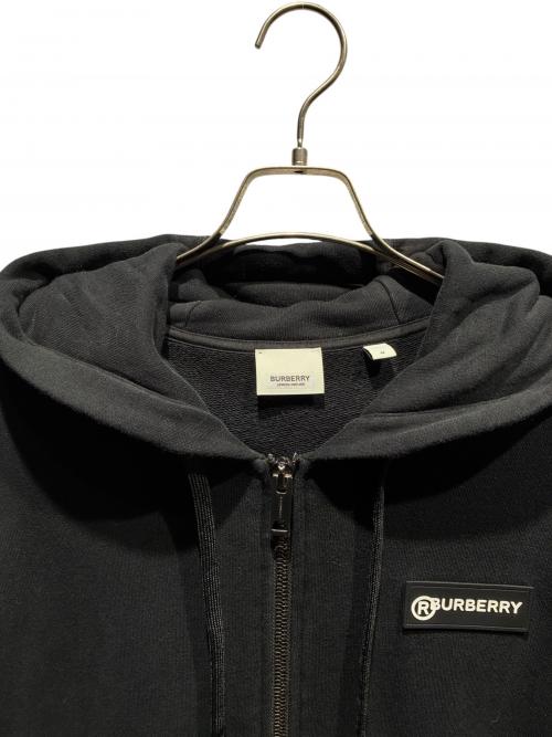 BURBERRY（バーバリー）BURBERRY (バーバリー) ノバチェックスリーブジップパーカー/8025684 ブラック サイズ:Mの古着・服飾アイテム