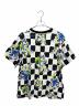 OFFWHITE (オフホワイト) チェッカーフラワーTシャツ ホワイト×ブラック サイズ:S：8000円