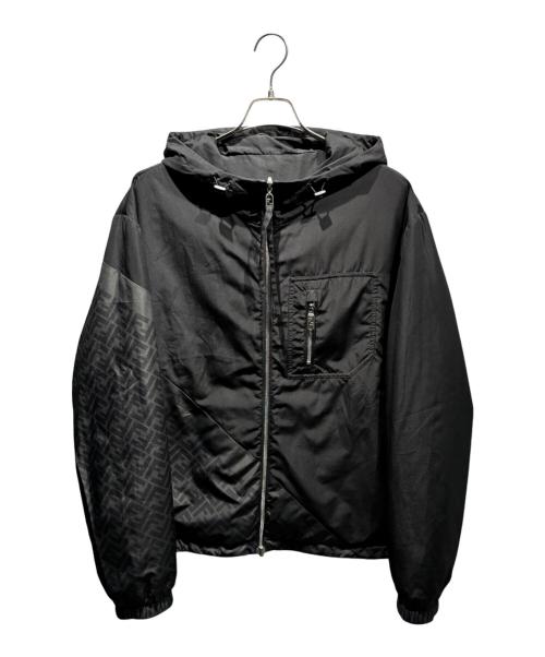 FENDI（フェンディ）FENDI (フェンディ) リバーシブルダウンジャケット ブラック サイズ:52の古着・服飾アイテム