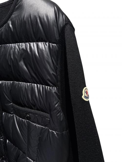 MONCLER（モンクレール）MONCLER (モンクレール) CARDIGAN/ダウンカーディガン ブラック サイズ:XLの古着・服飾アイテム